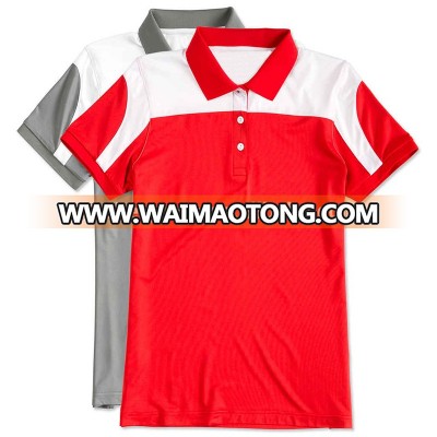 2017 new design dry fit polo shirt for womens