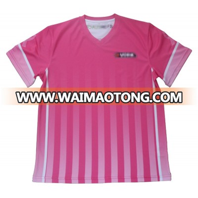 customized sublimated v-neck referee shirt with logo