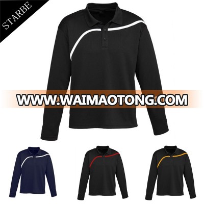 OEM China high quality cotton polo shirt men's long sleeve polo shirt