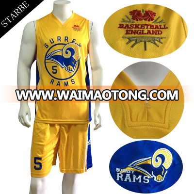 customized team sublimation basketball uniform