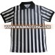 Custom black white sports referee shirt wholesale